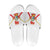 Custom Peru Football Slide Sandals Vamos La Bicolor - Wonder Print Shop