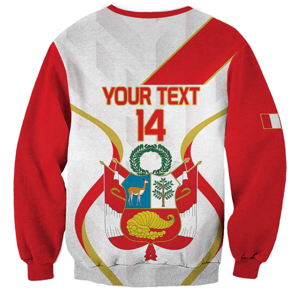 Custom Peru Football Sweatshirt Vamos La Bicolor - Wonder Print Shop