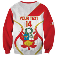 Custom Peru Football Sweatshirt Vamos La Bicolor - Wonder Print Shop