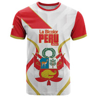 Custom Peru Football T Shirt Vamos La Bicolor - Wonder Print Shop