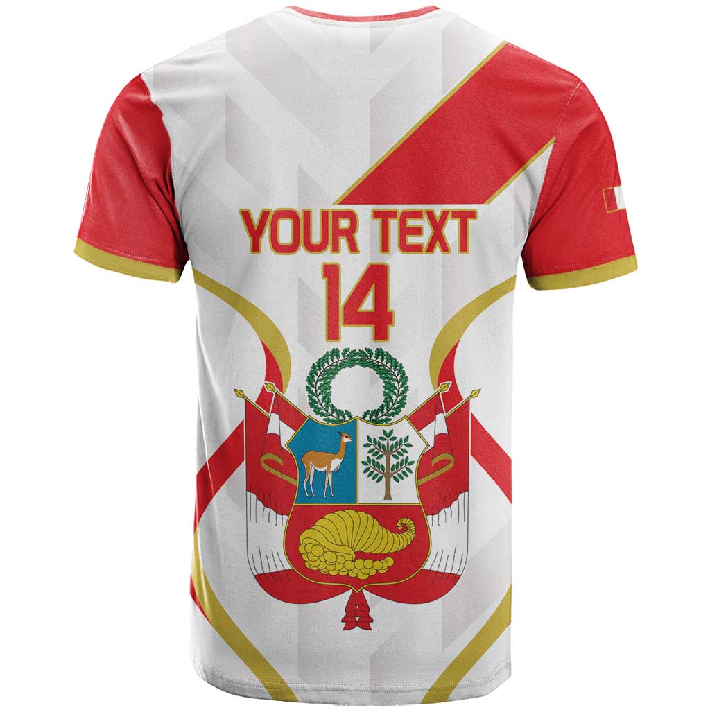 Custom Peru Football T Shirt Vamos La Bicolor - Wonder Print Shop