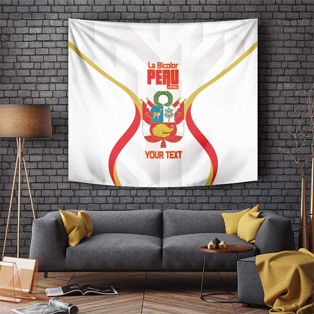 Custom Peru Football Tapestry Vamos La Bicolor - Wonder Print Shop