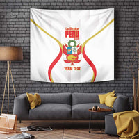 Custom Peru Football Tapestry Vamos La Bicolor - Wonder Print Shop