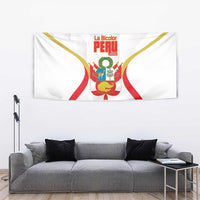 Custom Peru Football Tapestry Vamos La Bicolor - Wonder Print Shop