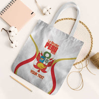 Custom Peru Football Tote Bag Vamos La Bicolor - Wonder Print Shop