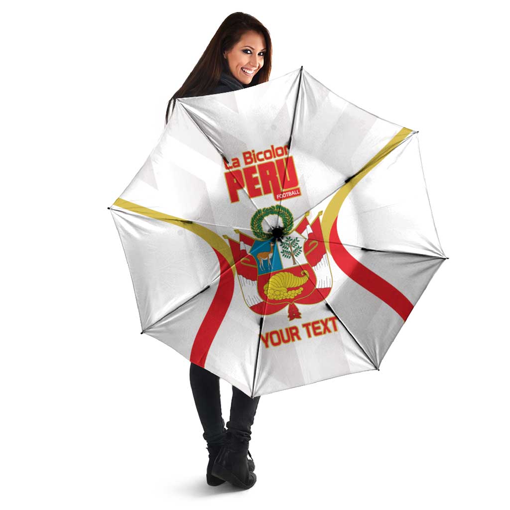Custom Peru Football Umbrella Vamos La Bicolor - Wonder Print Shop