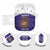 Custom Argentina Football AirPods Case Vamos La Albiceleste Purple Version - Wonder Print Shop