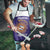 Custom Argentina Football Apron Vamos La Albiceleste Purple Version - Wonder Print Shop