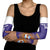 Custom Argentina Football Arm Sleeves Vamos La Albiceleste Purple Version - Wonder Print Shop
