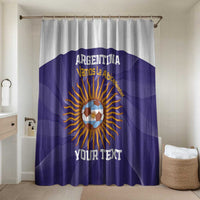 Custom Argentina Football Bathroom Set Vamos La Albiceleste Purple Version - Wonder Print Shop