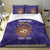 Custom Argentina Football Bedding Set Vamos La Albiceleste Purple Version - Wonder Print Shop