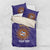 Custom Argentina Football Bedding Set Vamos La Albiceleste Purple Version - Wonder Print Shop