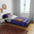 Custom Argentina Football Bedding Set Vamos La Albiceleste Purple Version - Wonder Print Shop