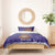 Custom Argentina Football Bedding Set Vamos La Albiceleste Purple Version - Wonder Print Shop