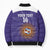 Custom Argentina Football Bomber Puffer Jacket Vamos La Albiceleste Purple Version - Wonder Print Shop