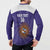 Custom Argentina Football Button Sweatshirt Vamos La Albiceleste Purple Version - Wonder Print Shop