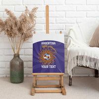 Custom Argentina Football Canvas Wall Art Vamos La Albiceleste Purple Version - Wonder Print Shop