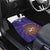 Custom Argentina Football Car Mats Vamos La Albiceleste Purple Version - Wonder Print Shop