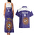 Custom Argentina Football Couples Matching Tank Maxi Dress and Hawaiian Shirt Vamos La Albiceleste Purple Version - Wonder Print Shop