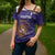Custom Argentina Football Cross Shoulder Shirt Vamos La Albiceleste Purple Version - Wonder Print Shop