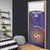 Custom Argentina Football Door Cover Vamos La Albiceleste Purple Version - Wonder Print Shop