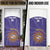 Custom Argentina Football Door Cover Vamos La Albiceleste Purple Version - Wonder Print Shop