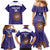 Custom Argentina Football Family Matching Mermaid Dress and Hawaiian Shirt Vamos La Albiceleste Purple Version - Wonder Print Shop