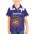 Custom Argentina Football Family Matching Off The Shoulder Long Sleeve Dress and Hawaiian Shirt Vamos La Albiceleste Purple Version - Wonder Print Shop