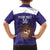 Custom Argentina Football Family Matching Off Shoulder Maxi Dress and Hawaiian Shirt Vamos La Albiceleste Purple Version - Wonder Print Shop