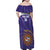 Custom Argentina Football Family Matching Off Shoulder Maxi Dress and Hawaiian Shirt Vamos La Albiceleste Purple Version - Wonder Print Shop