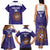 Custom Argentina Football Family Matching Tank Maxi Dress and Hawaiian Shirt Vamos La Albiceleste Purple Version - Wonder Print Shop