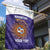 Custom Argentina Football Garden Flag Vamos La Albiceleste Purple Version - Wonder Print Shop