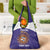 Custom Argentina Football Grocery Bag Vamos La Albiceleste Purple Version - Wonder Print Shop
