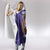 Custom Argentina Football Hooded Blanket Vamos La Albiceleste Purple Version - Wonder Print Shop