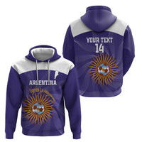 Custom Argentina Football Hoodie Vamos La Albiceleste Purple Version - Wonder Print Shop