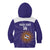 Custom Argentina Football Kid Hoodie Vamos La Albiceleste Purple Version - Wonder Print Shop