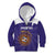 Custom Argentina Football Kid Hoodie Vamos La Albiceleste Purple Version - Wonder Print Shop