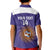 Custom Argentina Football Kid Polo Shirt Vamos La Albiceleste Purple Version - Wonder Print Shop