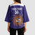 Custom Argentina Football Kimono Sleeve Blouse Vamos La Albiceleste Purple Version - Wonder Print Shop