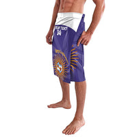Custom Argentina Football Lavalava Vamos La Albiceleste Purple Version - Wonder Print Shop