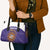 Custom Argentina Football Leather Bag Vamos La Albiceleste Purple Version - Wonder Print Shop