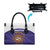 Custom Argentina Football Leather Bag Vamos La Albiceleste Purple Version - Wonder Print Shop