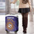 Custom Argentina Football Luggage Cover Vamos La Albiceleste Purple Version - Wonder Print Shop