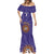 Custom Argentina Football Mermaid Dress Vamos La Albiceleste Purple Version - Wonder Print Shop