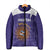 Custom Argentina Football Padded Jacket Vamos La Albiceleste Purple Version - Wonder Print Shop