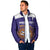 Custom Argentina Football Padded Jacket Vamos La Albiceleste Purple Version - Wonder Print Shop