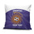 Custom Argentina Football Pillow Cover Vamos La Albiceleste Purple Version - Wonder Print Shop