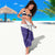 Custom Argentina Football Sarong Vamos La Albiceleste Purple Version - Wonder Print Shop