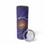 Custom Argentina Football Skinny Tumbler Vamos La Albiceleste Purple Version - Wonder Print Shop