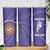 Custom Argentina Football Skinny Tumbler Vamos La Albiceleste Purple Version - Wonder Print Shop